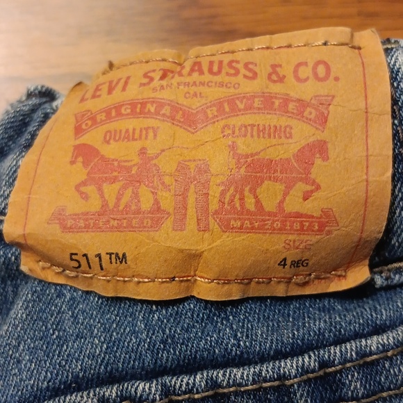🍭5/$25 Levi's 511 Girls Size 4 - Picture 8 of 8